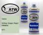 Preview: Volvo, Willow Green Pearl Metallic, 471: 400ml Sprühdose + 400ml Klarlack - Set, von ATW Autoteile West.